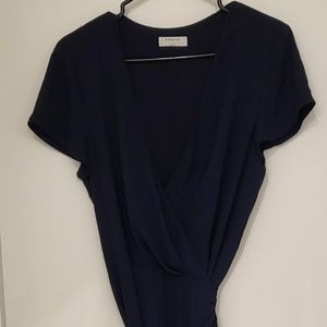 Babaton Slit Wrap Dress